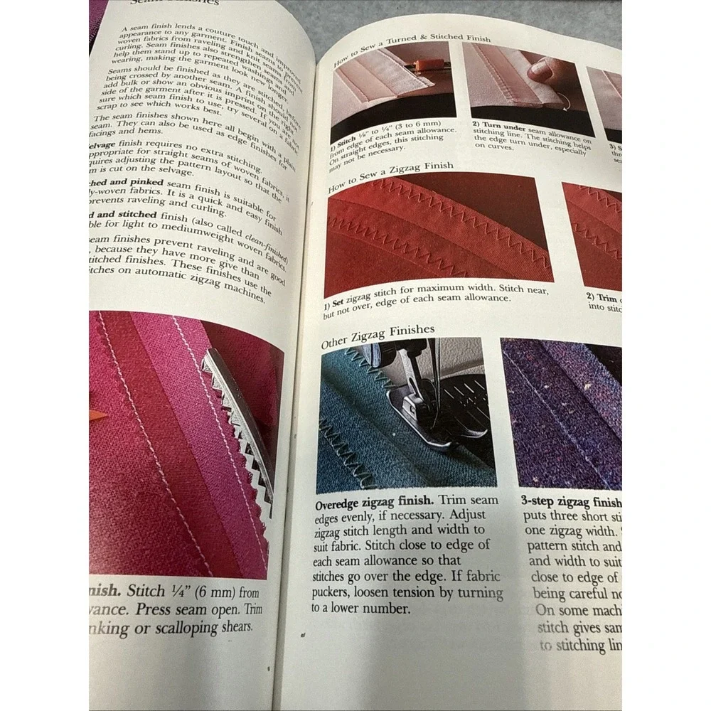 VTG Singer Sewing Essentials Book 1980's Reference Guide Learn To Sew Begin Book